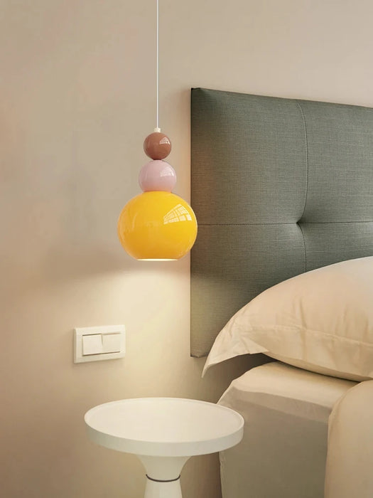 The new flower chandelier bedroom headboard cream wind ins eye protection headboard ceiling lamp is simple and modern