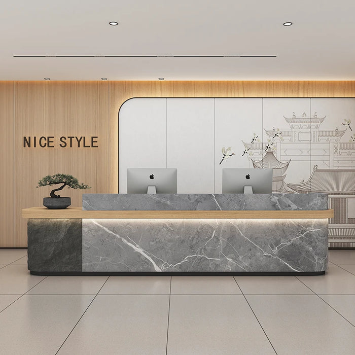 Study Office Reception Desk Podium Cashier Restaurant Shop Reception Desks Modern Console Mostrador Recepcion Salon Furniture