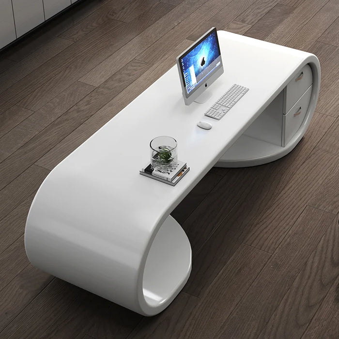 Executive White Gaming Desk Office Small Laptop Boss Computer Mesa Desk Table Study Work Mesa Para Computador Nordic Furniture
