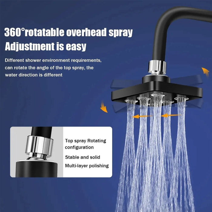 High Pressure Shower Head Water Showerhead -  Rainfall Showerhead