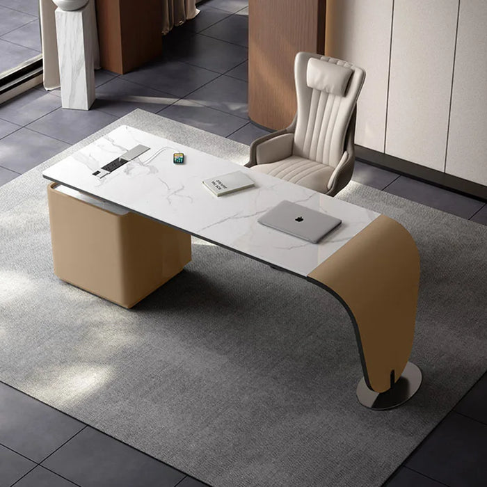 Standing Supplies Office Desk Executive Storage Floor Modern Corner Computer Desks L Shaped Setup Mesa De Escritorio Furniture
