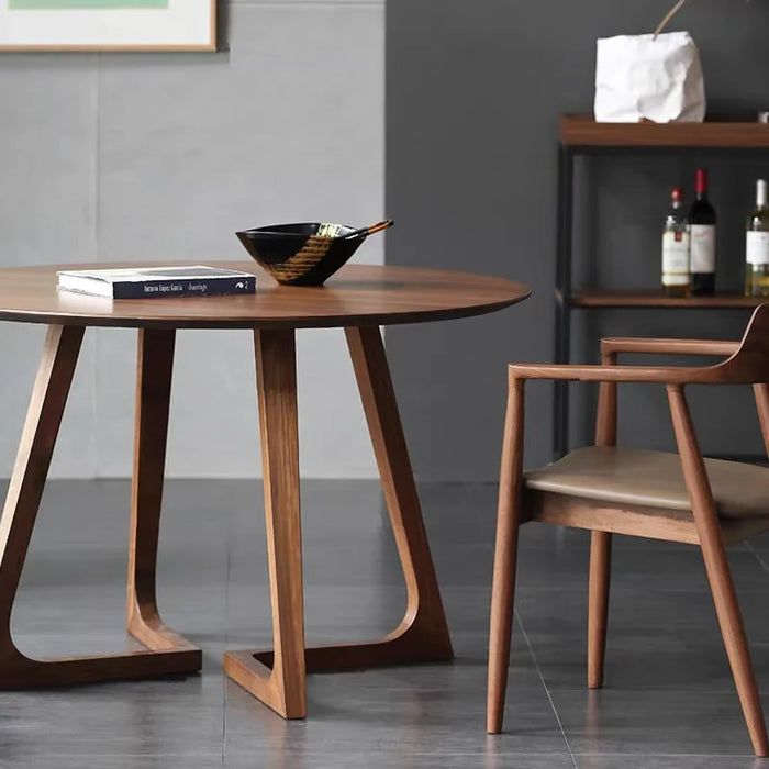 Newclassic Round Dining Table Onement Solid Wood Balcony Side Table Coffee Entryway Modern Table De Bistro Kitchen Furniture
