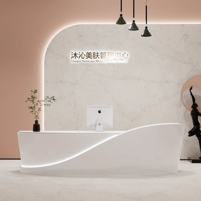 Service Counter Reception Desks Church Cashier Hospital Futuristic Reception Desks Commercial Mostrador Recepcion Furniture