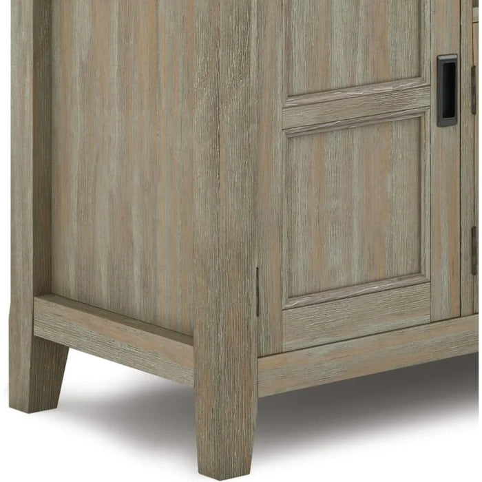 Solid Wood 72" Wide Transitional TV Media Stand Furniture for Modern Television Stands Fits TVs Up to 80 Inches Tv Wall Cabinet