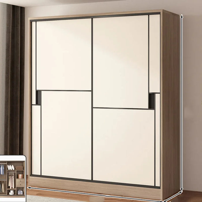 Clothes Dresser Wardrobe Sliding Cabinet Modular Organizers Space Saving Wardrobe Binders Armoire De Rangement Furniture HDH