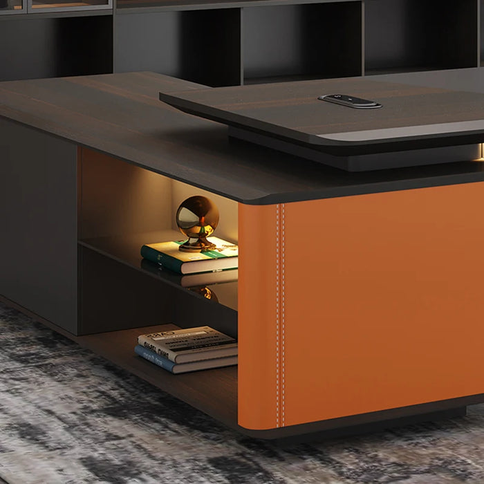 Conference Corner Office Desk Reception Setup Executive Floor Computer Desks Supplies Modern Mesa Escritorio Theater Furniture