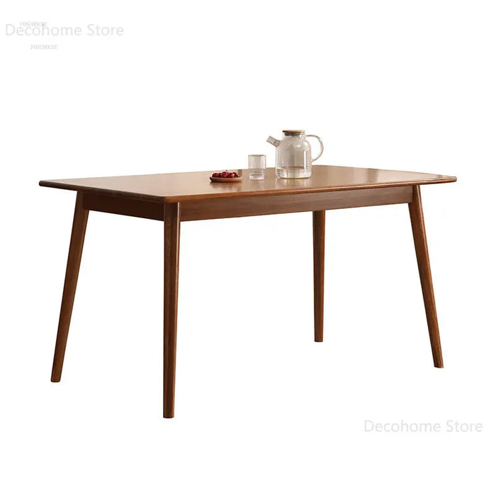 Small Apartment Dining Table and Chair Set American Solid Wood Dining Tables Simple Modern Living Room Tables Home Furniture