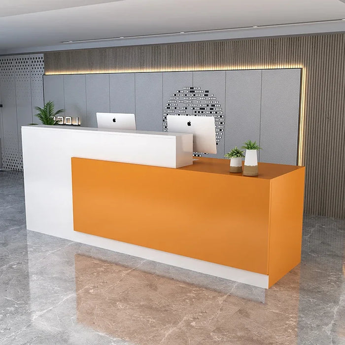 Luxury Office Reception Desk Beauty Salon Auxiliary Bedroom Reception Counter Writing Bureau Meuble Office Furniture LJ50RT