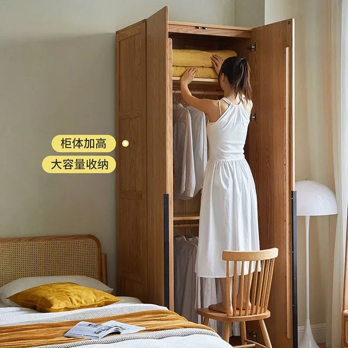 Summer Drawer Wardrobes Bedroom Wooden Folding Partitions Wardrobes Mattresses Detachable Szafy Do Sypialni Nordic Furniture