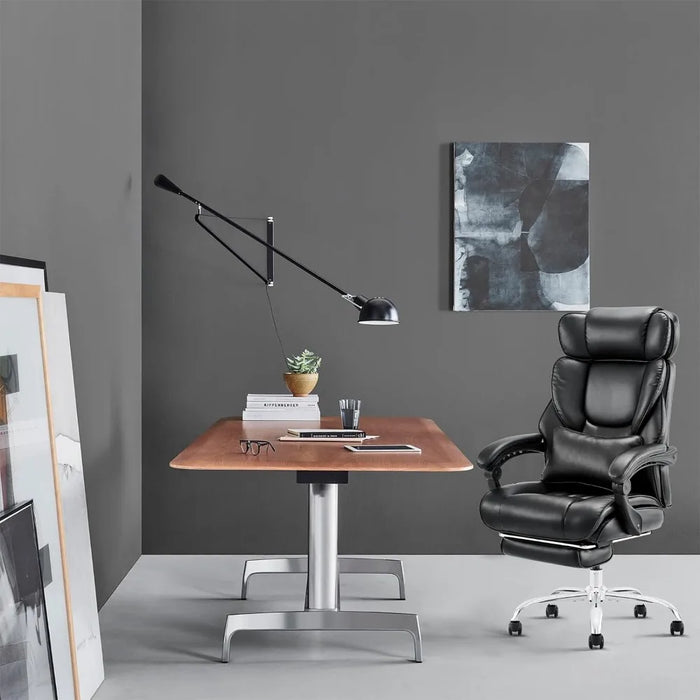 COLAMY Office Chair with Footrest-Ergonomic High Back Design Executive Computer Desk Chair with Removable