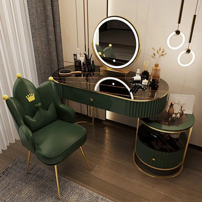 Nordic Dressers Bedroom Mirror Light Luxury Dressing Table Modern Minimalist Mobile Creative Storage Cabinet Furnitures WWH25YH