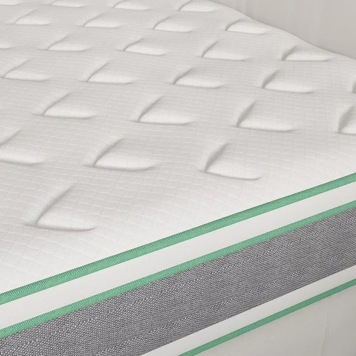 10 Inch Hybrid Mattress in a Box Matress Queen Size Mattress Bed Mattresses Groove Mattresses for Sleeping Twin King Full Home