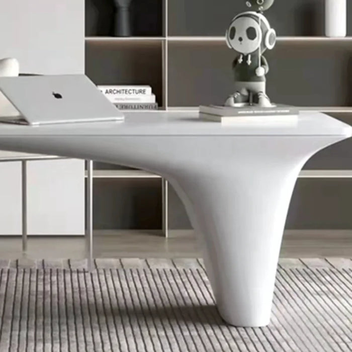 Executive European Office Desk Standing Storage White Monitor Computer Desks Drawers Mid Century Mesa De Escritorio Furniture