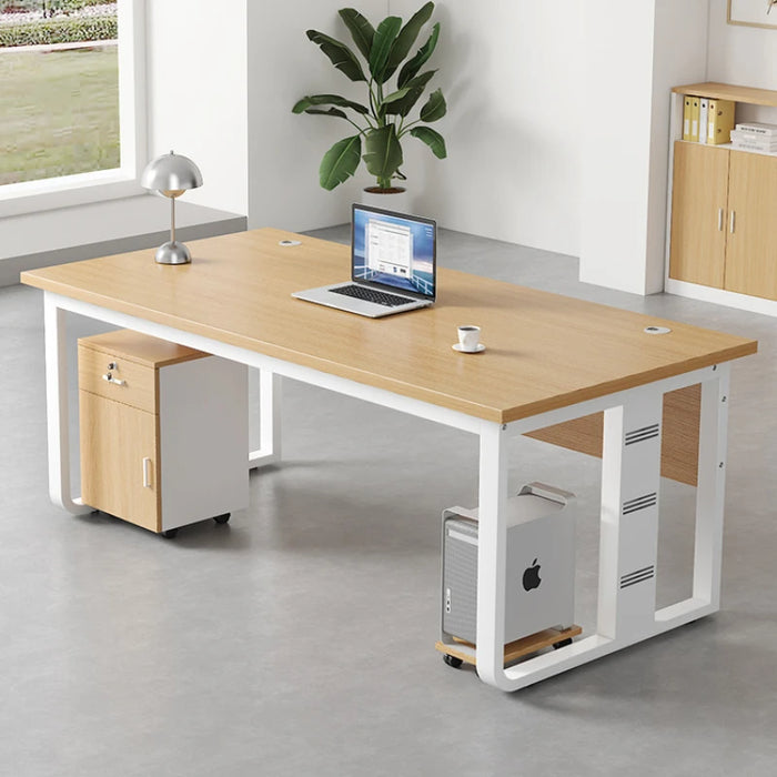 Aesthetic Wooden Office Desk Reception Modern Executive Standing Office Desk Computer Wooden Escritorio Oficina Furniture SR50OD