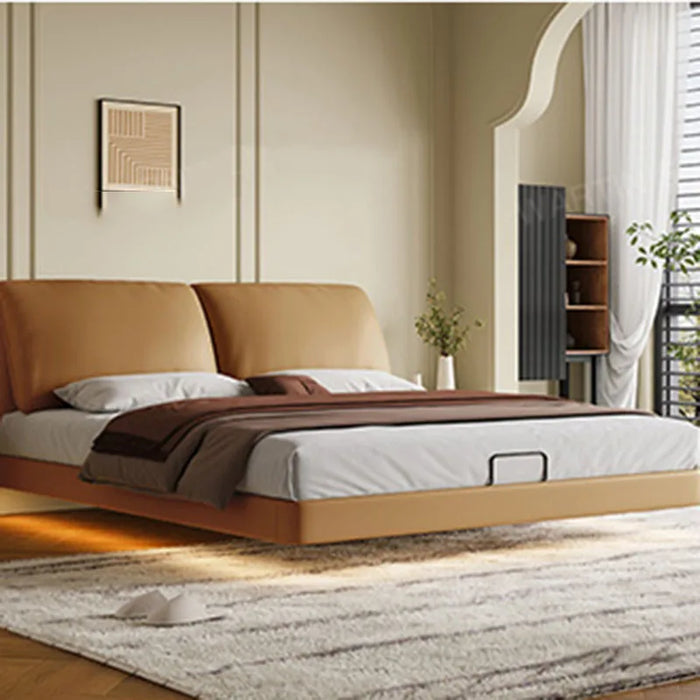 Set Simple Double Bed Light Soft Designer Sleeping Human Double Bed Frame Headboards Cama Matrimonial Bedroom Nordic Furniture