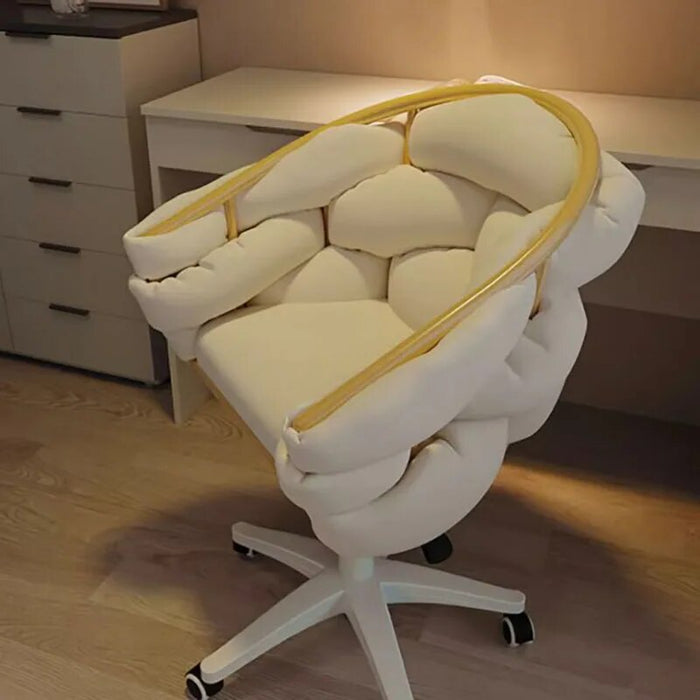 Comfy Luxury Office Chair Extension Height Extender Home Mobile Office Chairs Swivel White Cadeira Garden Furniture Sets