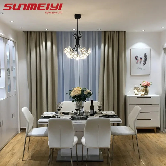 Luxury LED Chandeliers Art deco Gold Chandelier Pendant For Living room Kitchen Modern Bedroom Crystal Lighting