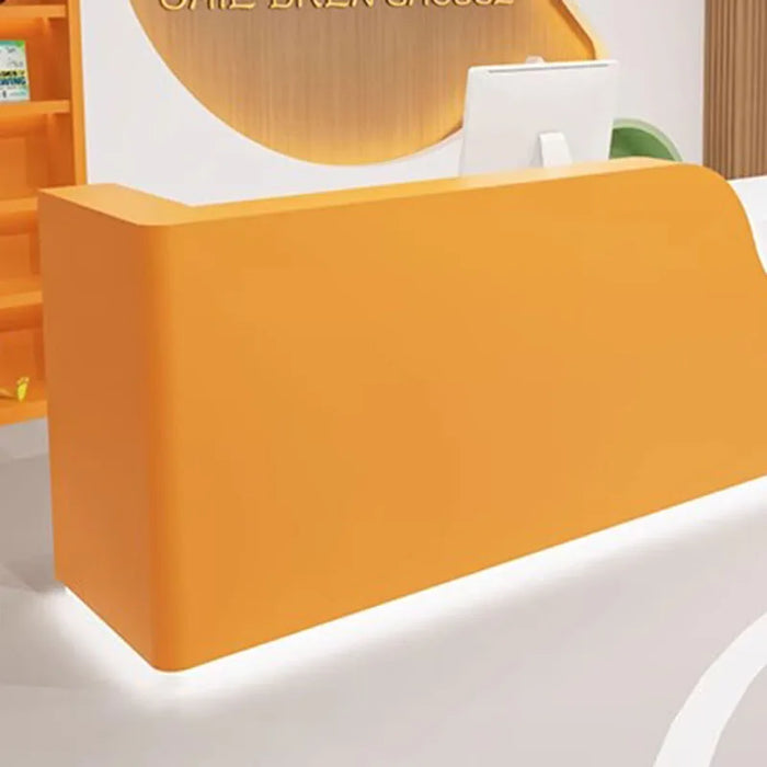 Hotel Conference Reception Desks White Luxury Lectern Modern Simple Commercial Reception Desks Front Mostrador Room Furniture