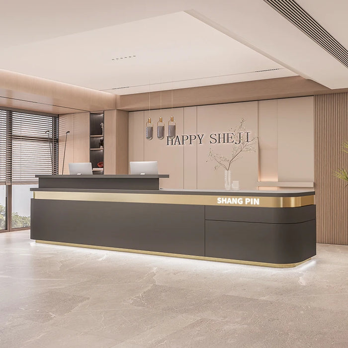 Acrylic Stand Reception Desk Podium Lectern Banco Luxury Front Desk Advisory Reception Desk Counter Empfangstheke Bar Furniture