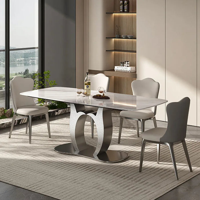 Marble Kitchen Dining Tables Conference Balcony Office Luxury Dining Tables Center Articulos Para El Hogar Nordic Furniture