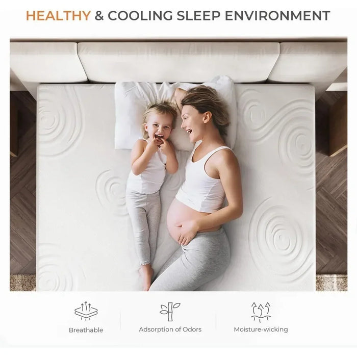 10 Inch Bamboo Charcoal Cooling Gel Memory Foam Mattress for Moisture Wicking Beds and Furniture Queen Size Mattress Matress