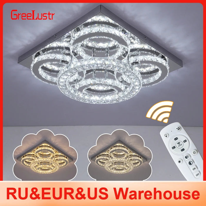 Modern Led Chandeliers Lamp Ceiling Light 3 Side Decor Bedroom Living Room Luxury Lighting For Dining Room Pendant Lamp Fixture