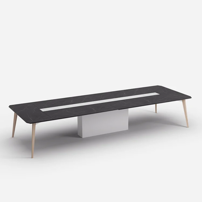 Space Collocation Modern Commercial Furniture MDF Melamine Wooden Office Conference Table for Boardroom