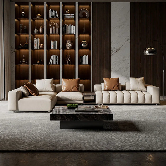 Luxury Beige Living Room Sofas Fabric Family Modern Sectional Living Room Sofas Velvet Confort Hotel Bedroom Muebles Furniture