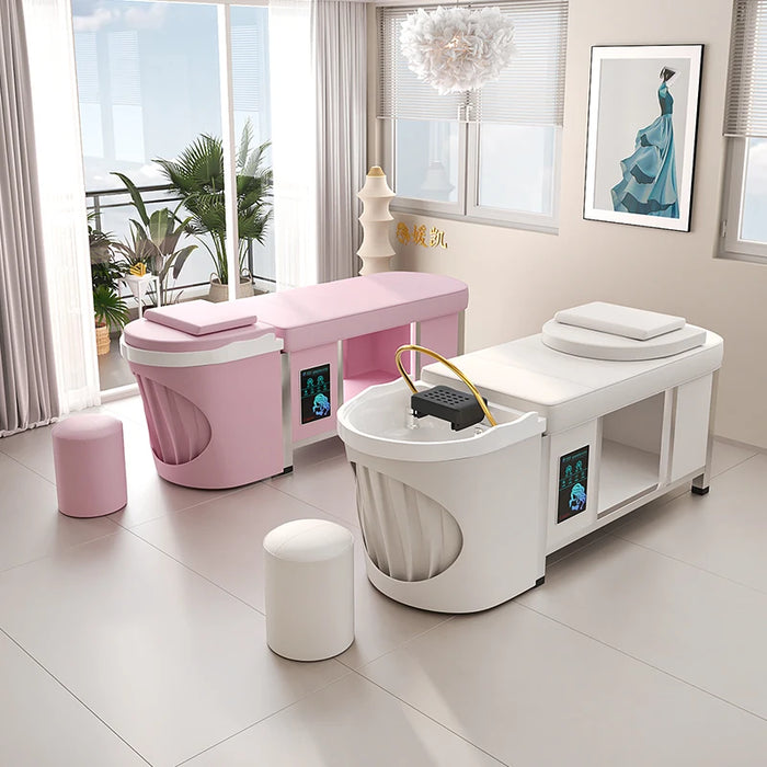Professional Beauty Spa Progressive Shampoo Chair Headspa Massage Sedia Parrucchiere Salon Furniture CY50XF