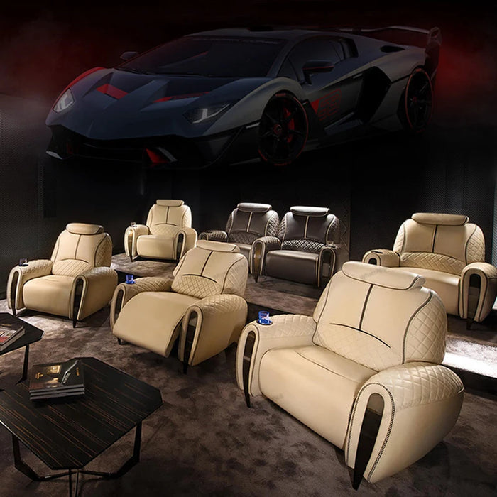 New Villa, Home Theater, Sofa, Private Cinema, Audiovisual Room, Film and Television Hall, Electric Multifunctional Viewing Seat