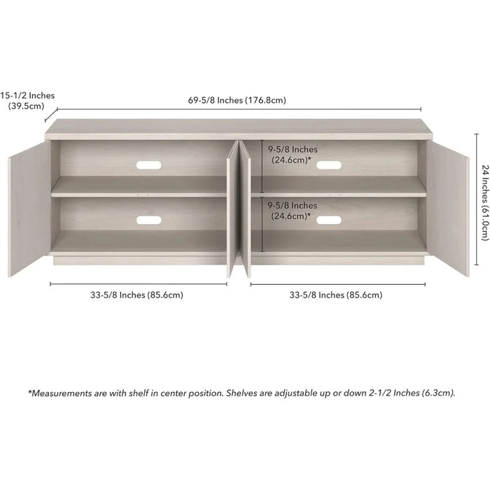 TV cabinet minimalist modern small apartment TV bracket, living room furniture retro floor standing TV cabinet