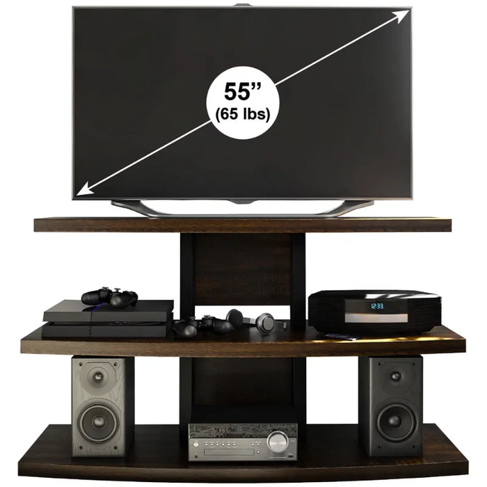 Better Homes & Gardens Walker TV Stand, Rustic Espresso living room furniture  tv stand cabinet