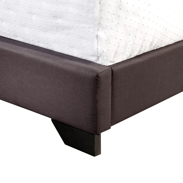 Willow Nailhead Trim Upholstered Full Bed, Charcoal  Furniture Bedroom  Platform Bed  Bedroom Set
