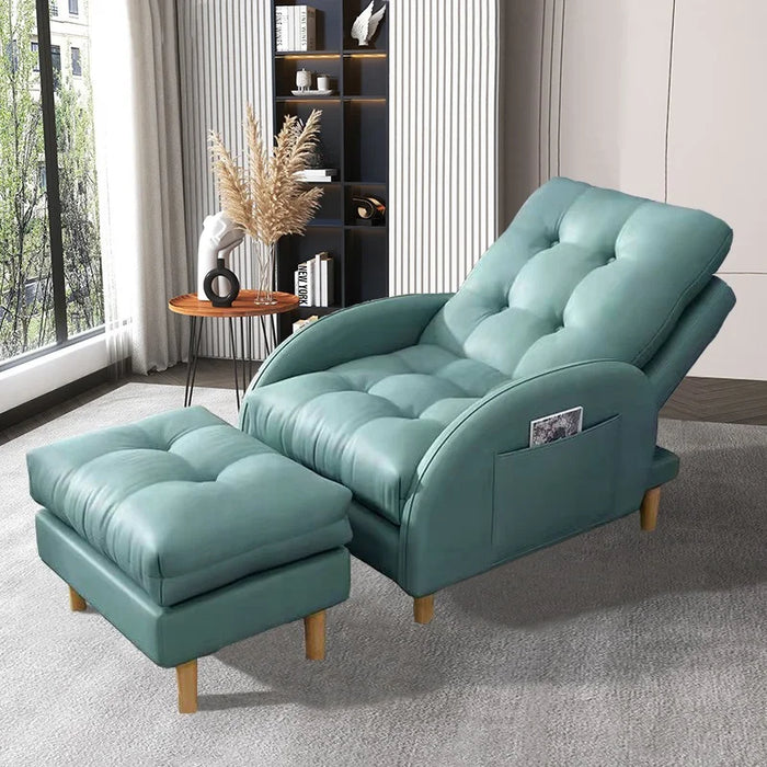 Single Break Living Room Sofas Lazy Back Adjustable Recliner Sofa Nordic Luxury Chair Divani Da Soggiorno Home Furniture WK50SF