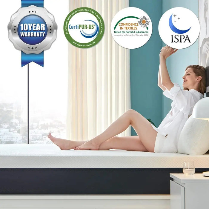 Modern family Twin/Full/Queen/King size bed mattress 8 inch 10 inch 12 inch 14 inch gel memory foam mattress, comfortable thick