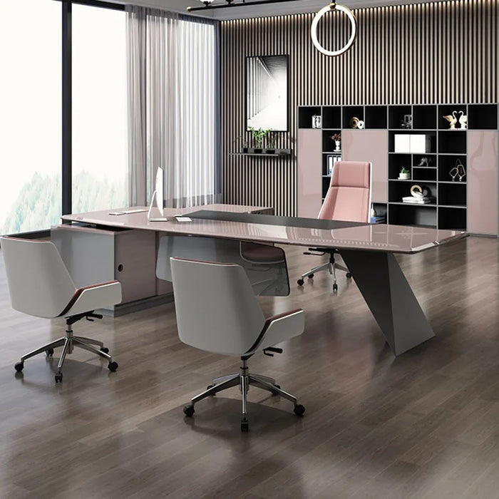 Organizer Meeting Office Desks Computer Luxury Executive Desktops Filing Cabinets Minimalist Bureau Meuble Office Furniture