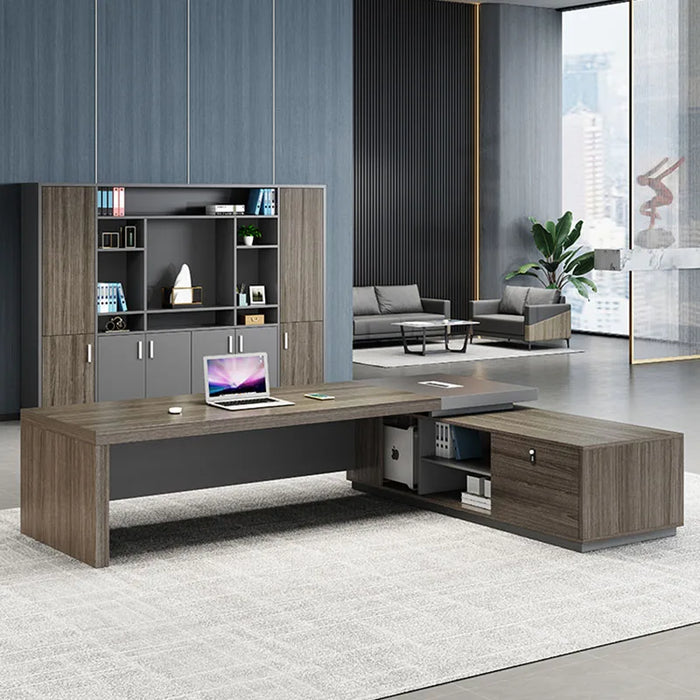 Supplies Executive Office Desk Writing Luxury European Floor Computer Desks L Shaped Organizers Mesa De Escritorio Furniture