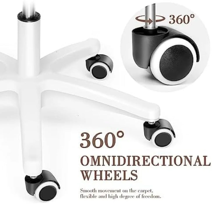 Cute Office Chair Home Computer Chairs Adjustable Task  Modern Office Chair Makeup Chair 362° Swivel Computer