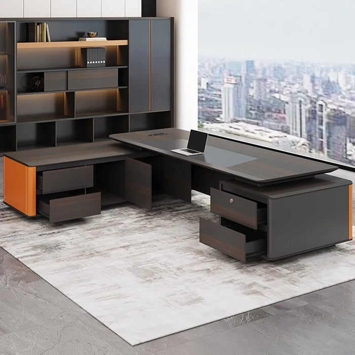 Conference Corner Office Desk Reception Setup Executive Floor Computer Desks Supplies Modern Mesa Escritorio Theater Furniture