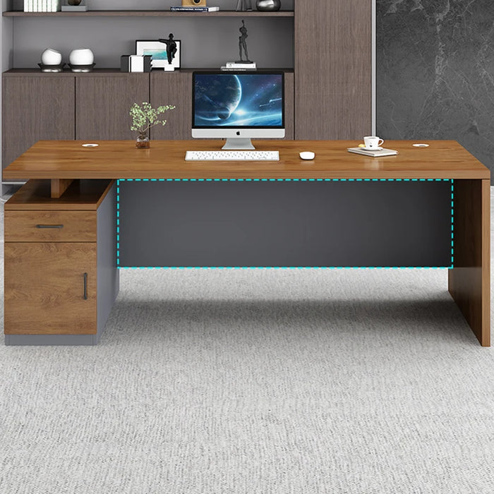 Bedroom Computer Drawers Desk Workbench Office Boss Simplicity Office Desk Table Secretaire Bureaux Meuble Home Furniture