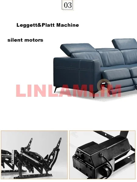 Functional Genuine Leather Sofa Cama Electric Reclining Sofa Set Sectional Couch Theater Seats Convertible Big Sleeper Sofas