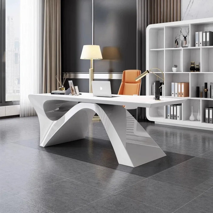 Computer Executive Standing Desk Desktops Home Office White Modern Work Desk Study Meeting Escritorios De Oficina Gaming Table