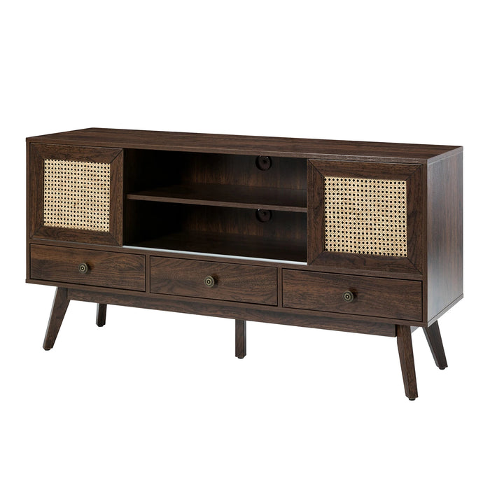 TV Stand with Two Doors for TVs up to 65"