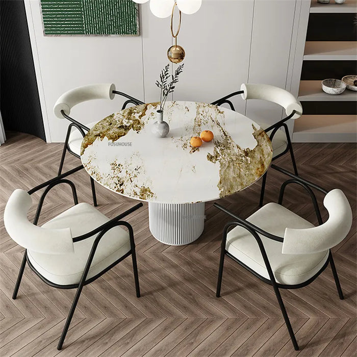Nordic Light Luxury Dining Chairs Lounges Kitchen Furniture Home Desk Chair Modern Simple Backrest Leisure Library Furniture