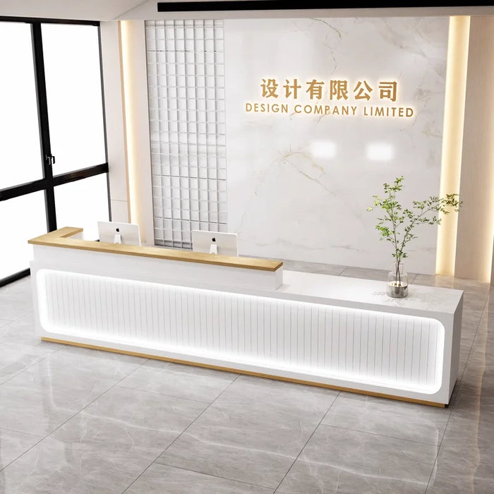 Mobile Reception Desk Office Modern Lectern Beauty Service Desk Computer Siting Bar Scrivania Per Cameretta