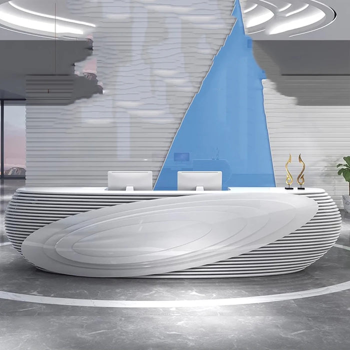 Store Front Reception Desk Counter Luxury Hotel Clinic Reception Desks Checkout Information Recepcion Mostrador Shop Furniture