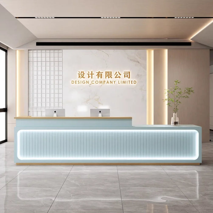 Mobile Reception Desk Office Modern Lectern Beauty Service Desk Computer Siting Bar Scrivania Per Cameretta