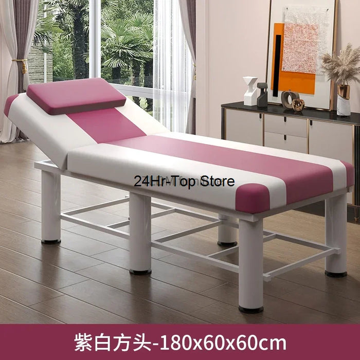 Mattresses Cosmetic Bed Beauty Pedicure Tattoo Lounger Folding Massage Professional Spa Massageliege Furniture MQ50MB