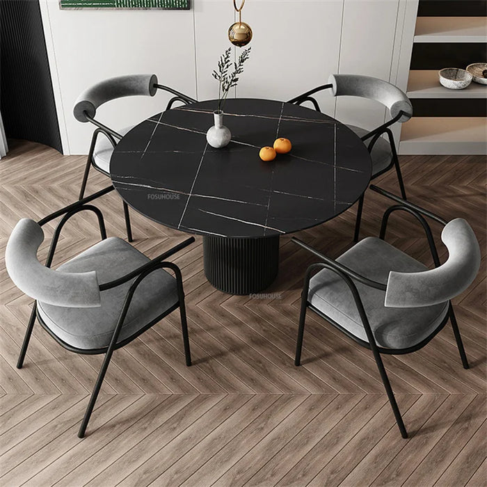 Nordic Light Luxury Dining Chairs Lounges Kitchen Furniture Home Desk Chair Modern Simple Backrest Leisure Library Furniture