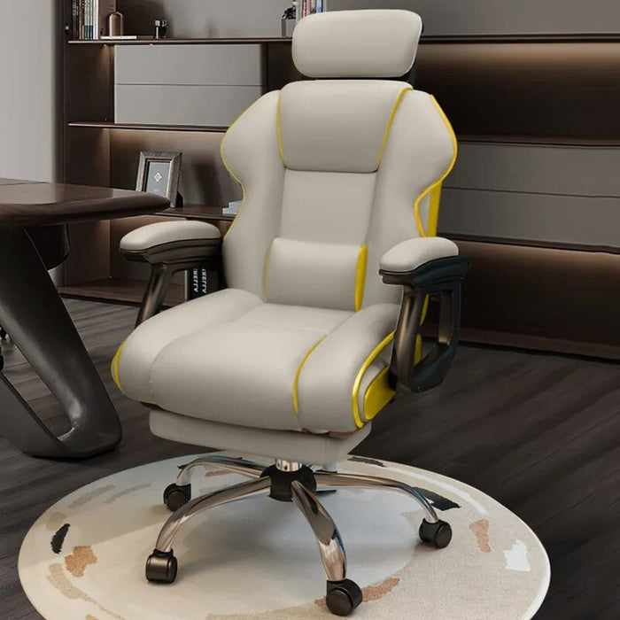 Design Executive Home Office Chair Gaming Waiting Bedroom Metal Aluminium Chair Salon Relaxing Chaise De Bureau Office Furniture